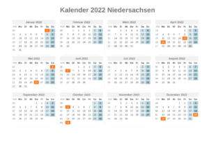 Sommerferien 2022 Niedersachsen PDF