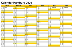 Sommerferien 2020 Hamburg PDF