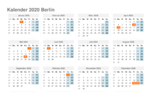 Feiertagen 2020 Berlin