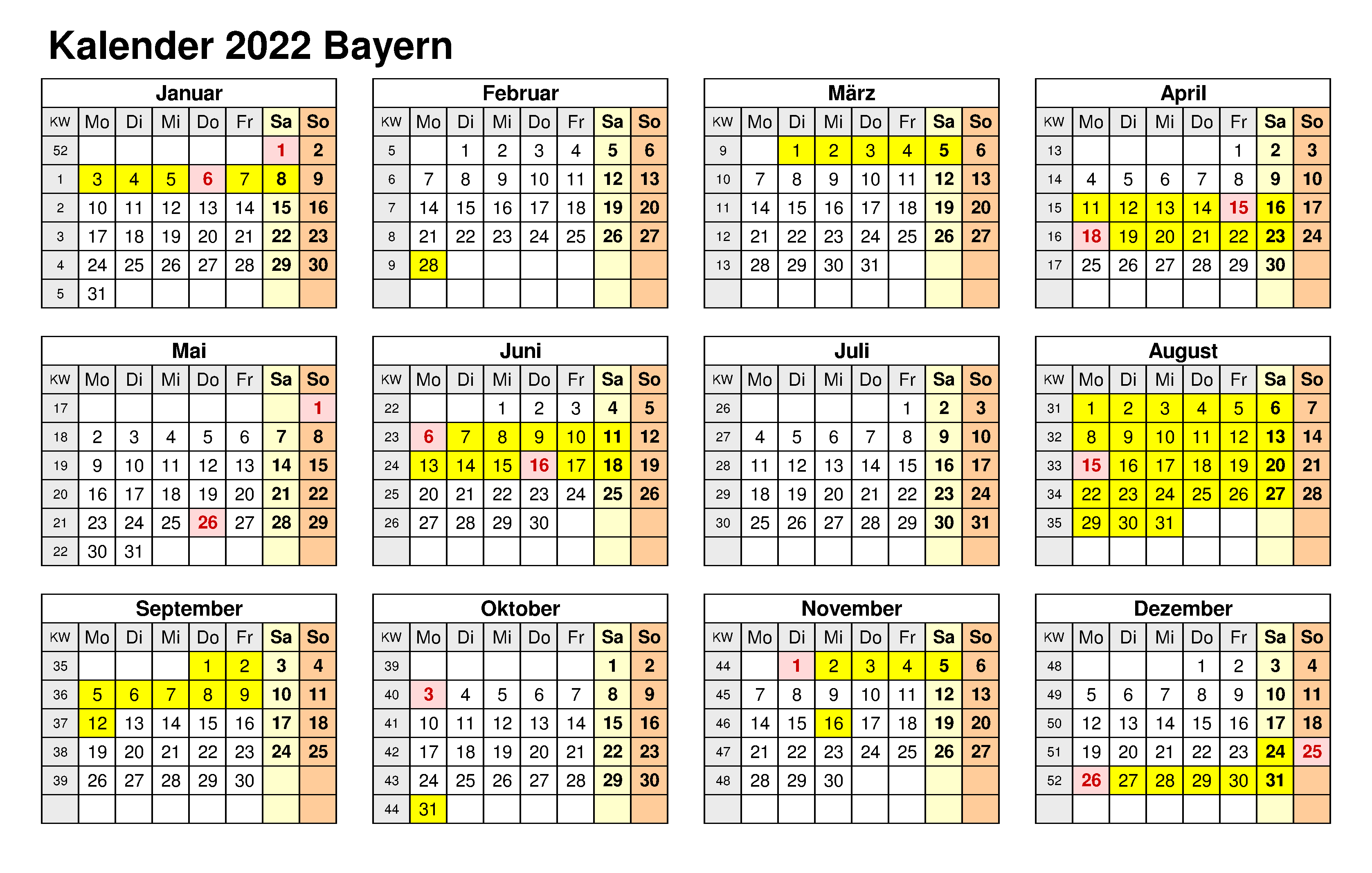 Sommerferien 2022 Bavaria PDF