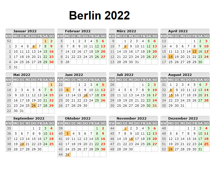 Wann Sind Die Sommerferien Berlin 2022?