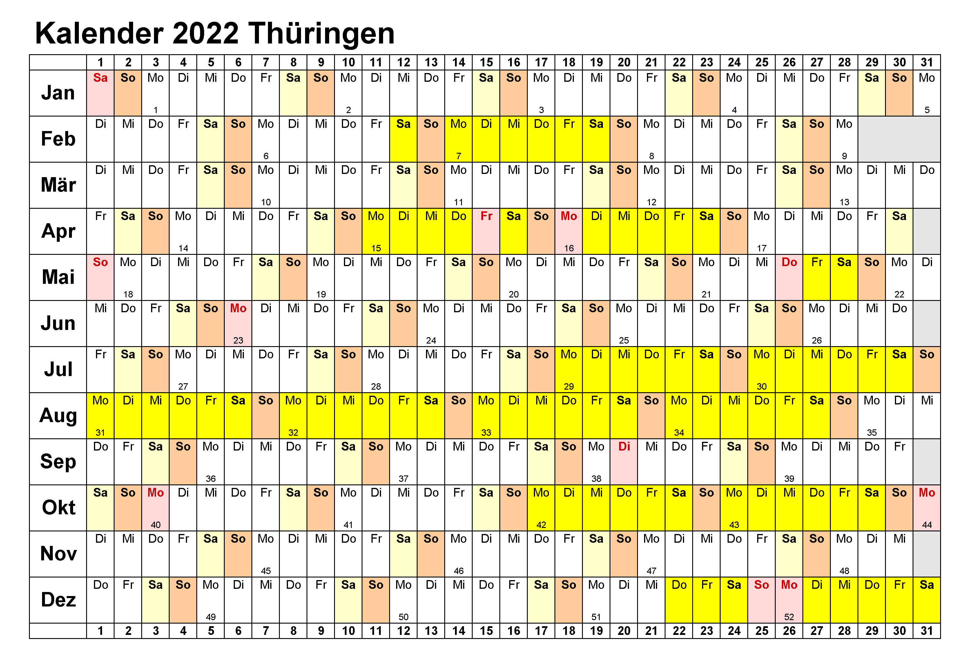 Wann Sind Die Sommerferien Thuringia 2022?