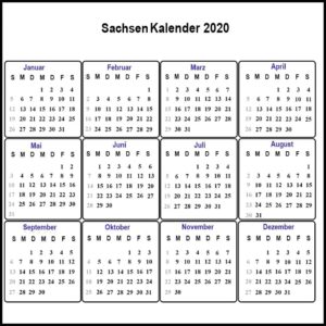 Feiertagen 2020 Sachsen