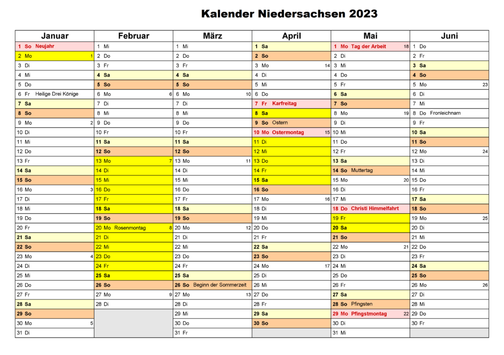 Wann Sind Die Sommerferien Niedersachsen 2023?