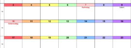 April 2023 Kalender Ausdrucken